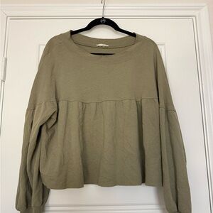 Roolee Olive Green Women's Sweatshirt